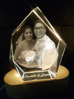 Iceberg Shaped Crystal 10x12x5cm