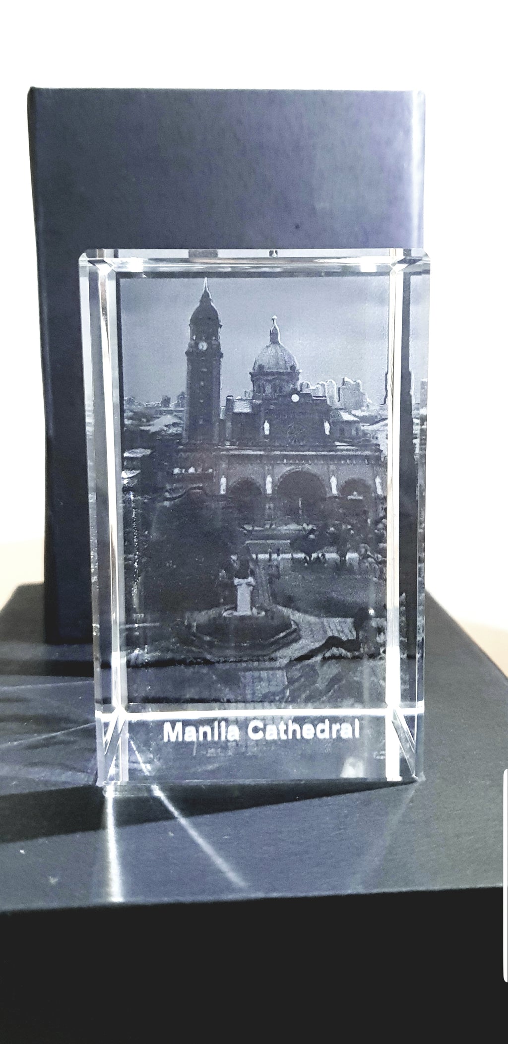 Manila Cathedral - 3D Crystal Engraved