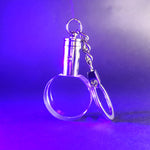 Round Keychain with LED light